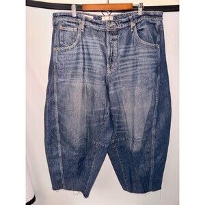Universal Thread Jeans Womens Size 17R Blue High Rise Curved Leg Ankle